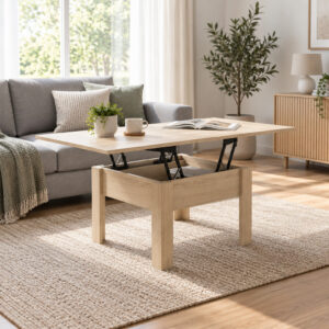 Pradžia 109 Stalas transformeris COMFO 70*70, 70*140 – interjeras 1