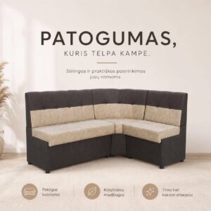 Virtuvės kampas Olimp 166cm x 127cm (virtuvinis)