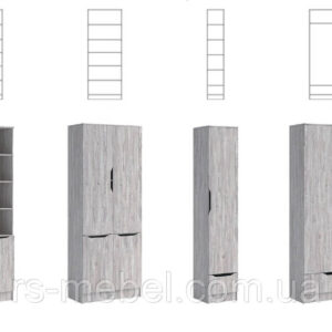 Lova LOK 90cm pilkai rusva su dviem stalčiais 9 Lova LOK 90cm pilkai rusva su dviem stalčiais | Būsto Pasaulis